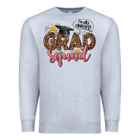 Heather Grey grad squad Premium Sweatshirt - AdoDesignShop