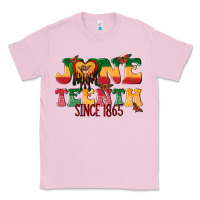Bubblegum Pink juneteenth since 1865 with heart Classic Tee - texasbilliewilder
