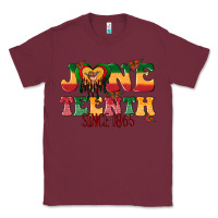 Burgundy juneteenth since 1865 with heart Classic Tee - texasbilliewilder