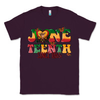 Plum juneteenth since 1865 with heart Classic Tee - texasbilliewilder