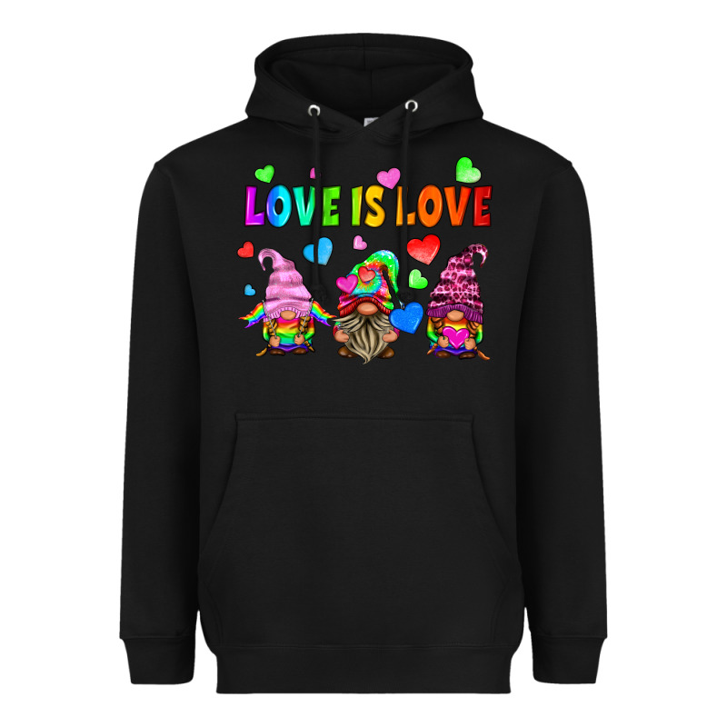 Lgbtq Love Is Love Gnomes Heavyweight Hoodie by HRA Design Shop | Teevron