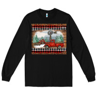 Black christmas farm and truck Long Sleeve Tee - RanaPortraitStore