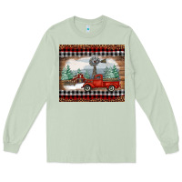 Matcha christmas farm and truck Long Sleeve Tee - RanaPortraitStore