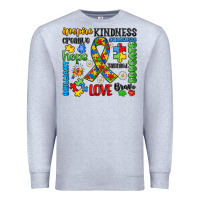 Heather Grey autism awareness Premium Sweatshirt - JahusDesignShop
