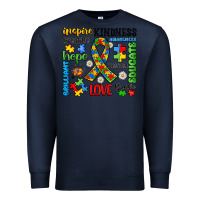 Navy autism awareness Premium Sweatshirt - JahusDesignShop