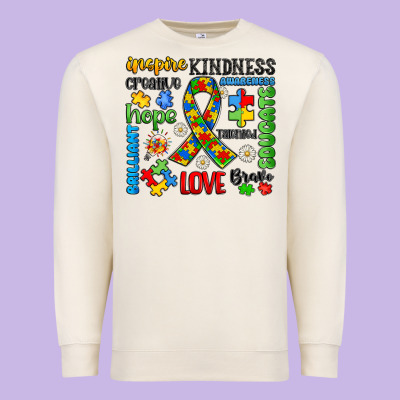 Autism Awareness Premium Sweatshirt Designed By Jahusdesignshop
