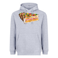 Heather Grey chocolate christmas cake fa element Heavyweight Hoodie - FaDigitalArtStudio