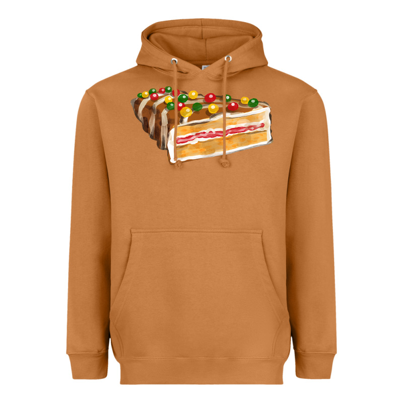 Chocolate Christmas Cake Fa Element Heavyweight Hoodie by FaDigitalArtStudio | Teevron