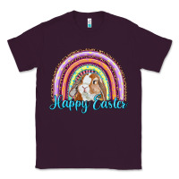 Plum happy easter rainbow bunny Classic Tee - RanaPortraitStore