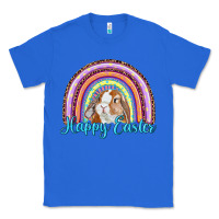 True Royal happy easter rainbow bunny Classic Tee - RanaPortraitStore