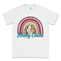 White happy easter rainbow bunny Classic Tee - RanaPortraitStore