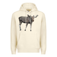 Sandshell Moose Buck Deer Premium Hoodie - LillyAllenDesigns