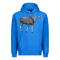 True Royal Moose Buck Deer Premium Hoodie - LillyAllenDesigns
