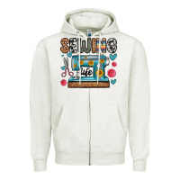 Oatmeal Heather sewing life Zipper Hoodie - Zillion Design Studio