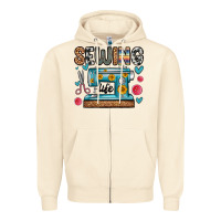 Sandshell sewing life Zipper Hoodie - Zillion Design Studio