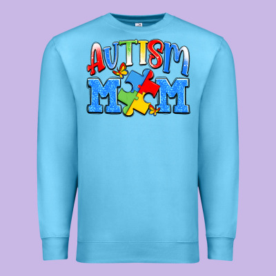 Autism Mom Premium Sweatshirt Designed By Jahusdesignshop