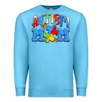 Ocean Blue autism mom Premium Sweatshirt - JahusDesignShop