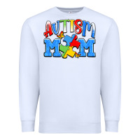 White autism mom Premium Sweatshirt - JahusDesignShop