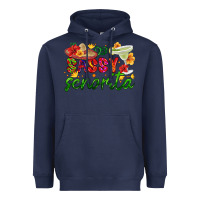 Navy sassy senorita Heavyweight Hoodie - HRA Design Shop