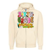 Sandshell sixth grade energy Zipper Hoodie - texasbilliewilder