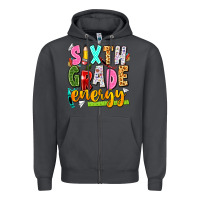 Smoke sixth grade energy Zipper Hoodie - texasbilliewilder