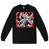 Black cowhide glitter tooled leather Long Sleeve Tee - RanaPortraitStore