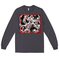 Smoke cowhide glitter tooled leather Long Sleeve Tee - RanaPortraitStore