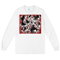 White cowhide glitter tooled leather Long Sleeve Tee - RanaPortraitStore