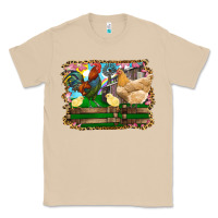 Mushroom Happy easter rooster chicken and chick Classic Tee - RanaPortraitStore