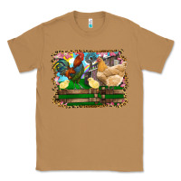Toasted Coconut Happy easter rooster chicken and chick Classic Tee - RanaPortraitStore