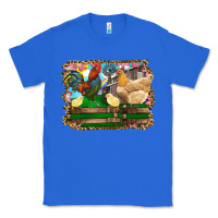 True Royal Happy easter rooster chicken and chick Classic Tee - RanaPortraitStore