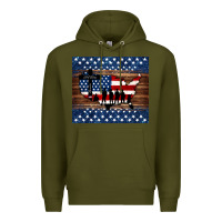 Army Green god bless america american flag tumbler Premium Hoodie - Jasminsmagicworld