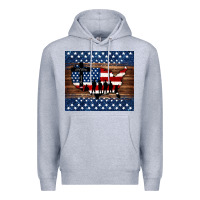Heather Grey god bless america american flag tumbler Premium Hoodie - Jasminsmagicworld