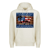 Oatmeal Heather god bless america american flag tumbler Premium Hoodie - Jasminsmagicworld