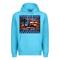 Ocean Blue god bless america american flag tumbler Premium Hoodie - Jasminsmagicworld