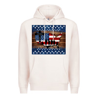 Pale Pink god bless america american flag tumbler Premium Hoodie - Jasminsmagicworld