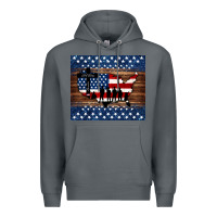 Rock god bless america american flag tumbler Premium Hoodie - Jasminsmagicworld
