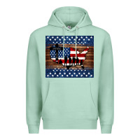 Seafoam god bless america american flag tumbler Premium Hoodie - Jasminsmagicworld