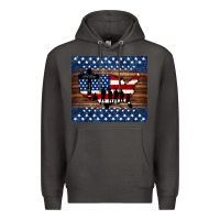 Smoke god bless america american flag tumbler Premium Hoodie - Jasminsmagicworld