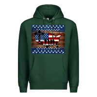 Sports Green god bless america american flag tumbler Premium Hoodie - Jasminsmagicworld