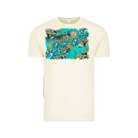 Vintage Arctic gemstone cowhide glitter background Vintage Tee - Artiststas