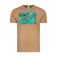 Vintage Camel gemstone cowhide glitter background Vintage Tee - Artiststas