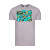 Vintage Zinc gemstone cowhide glitter background Vintage Tee - Artiststas
