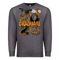 Charcoal Heather 2023 graduate leopard Premium Sweatshirt - AdoDesignShop