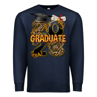 Navy 2023 graduate leopard Premium Sweatshirt - AdoDesignShop