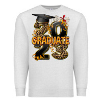Oatmeal Heather 2023 graduate leopard Premium Sweatshirt - AdoDesignShop