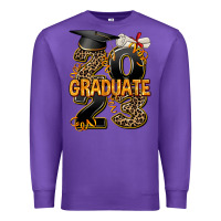 Purple 2023 graduate leopard Premium Sweatshirt - AdoDesignShop