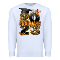 White 2023 graduate leopard Premium Sweatshirt - AdoDesignShop