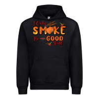 Black i only smoke the good stuff Urban Hoodie - MaliasSmallBusiness