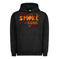 Pigment Black i only smoke the good stuff Urban Hoodie - MaliasSmallBusiness